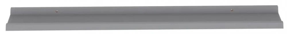 4 db szürke fali polc 100 x 9 x 3 cm