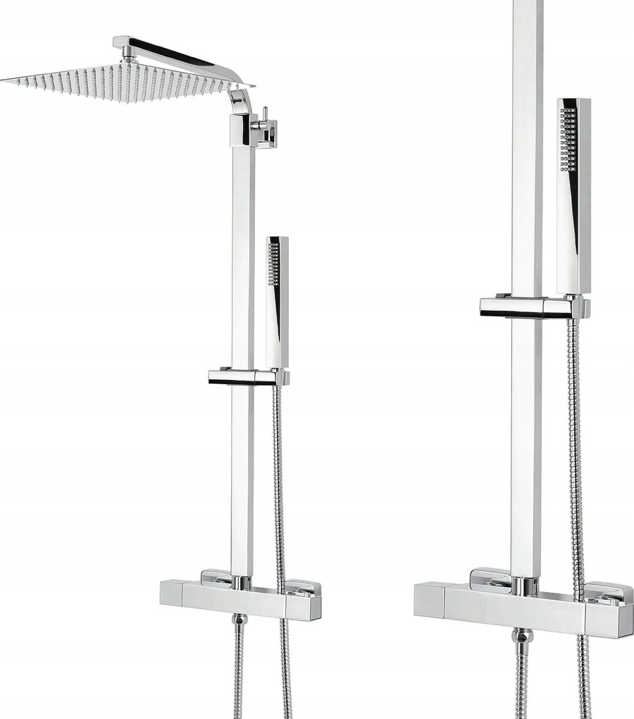 Zuhanyszett Termosztátos Esőztető Zuhanyoszlop 25CM