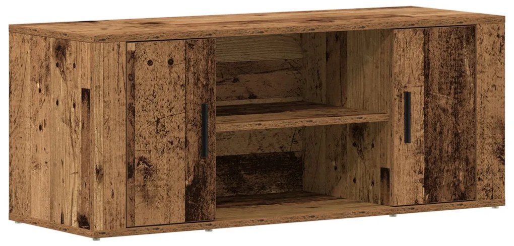 TV Szekrény Régi Fa 100x35x40 cm Mérnöki Fa