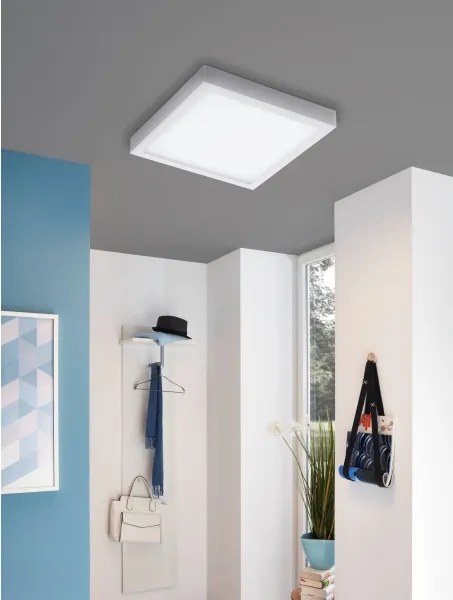 Eglo 33209 - LED RGBW dimmelhető mennyezeti lámpa FUEVA-C LED/21W/230V 30x30 cm fehér