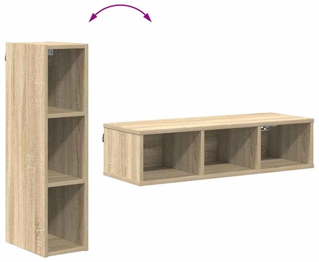 Függő szekrény Riga Sonoma tölgy 20 x 29,5 x 80 cm Faanyag