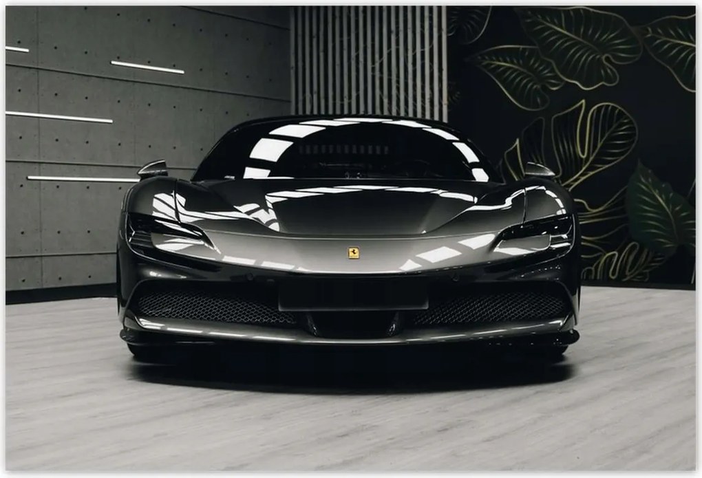 Poszterek 185x125 Fekete Ferrari Autó