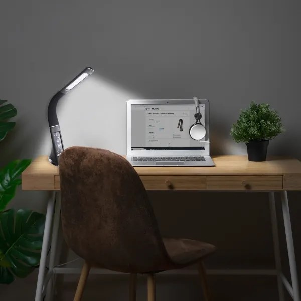 LED Dimmelhető asztali lámpa kijelzővel GALA 1xLED/6W/230V