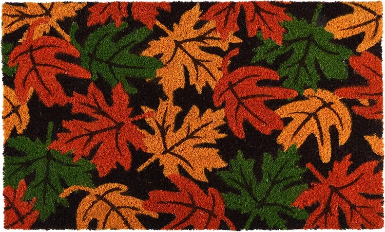 Őszi levél mintás kókuszrost lábtörlő 60 x 40 CM