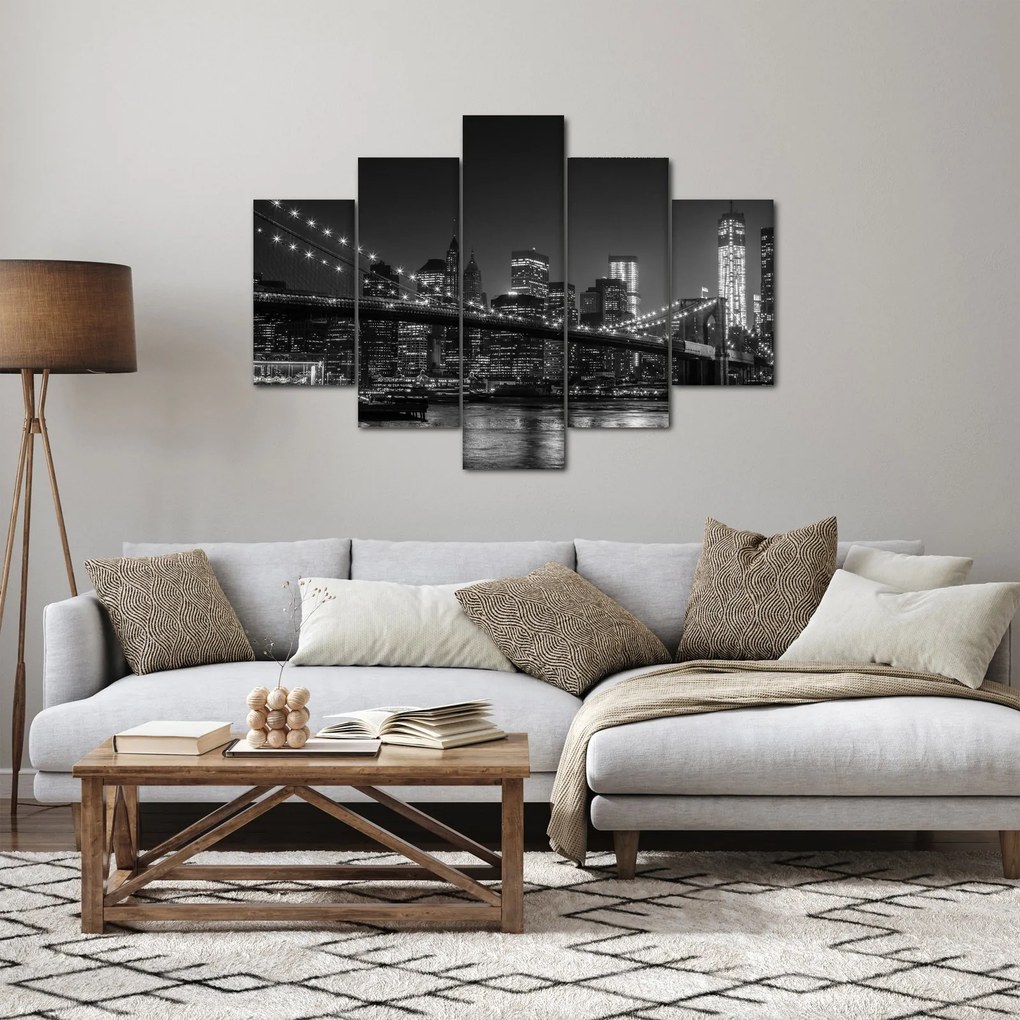 A New York-i Brooklyn-híd képe (150x105 cm)