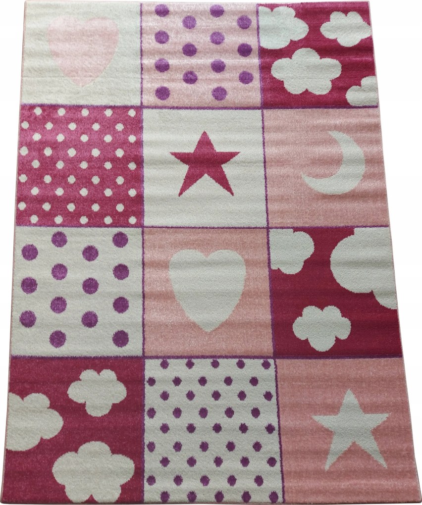 Gyerekszőnyeg kislánynak rózsaszín 60x120