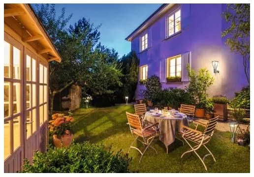 Ledvance - LED Napelemes érzékelős fali lámpa BOUQUET LED/6W/3,7V IP44