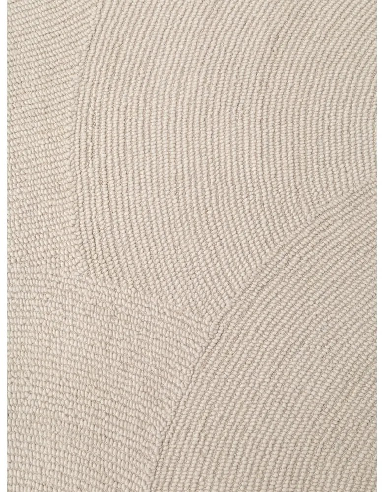 Világos natúr színű kézi szövésű gyapjú szőnyeg 160x230 cm Calmio – Hanse Home