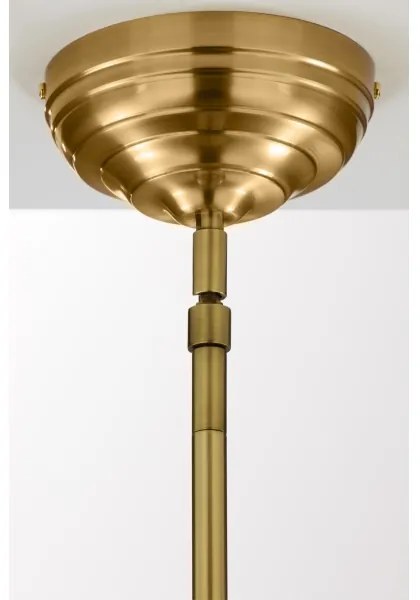 Jupiter 2073 - rúdra szerelt csillár PLATINO 1xE27/15W/230V zöld/arany