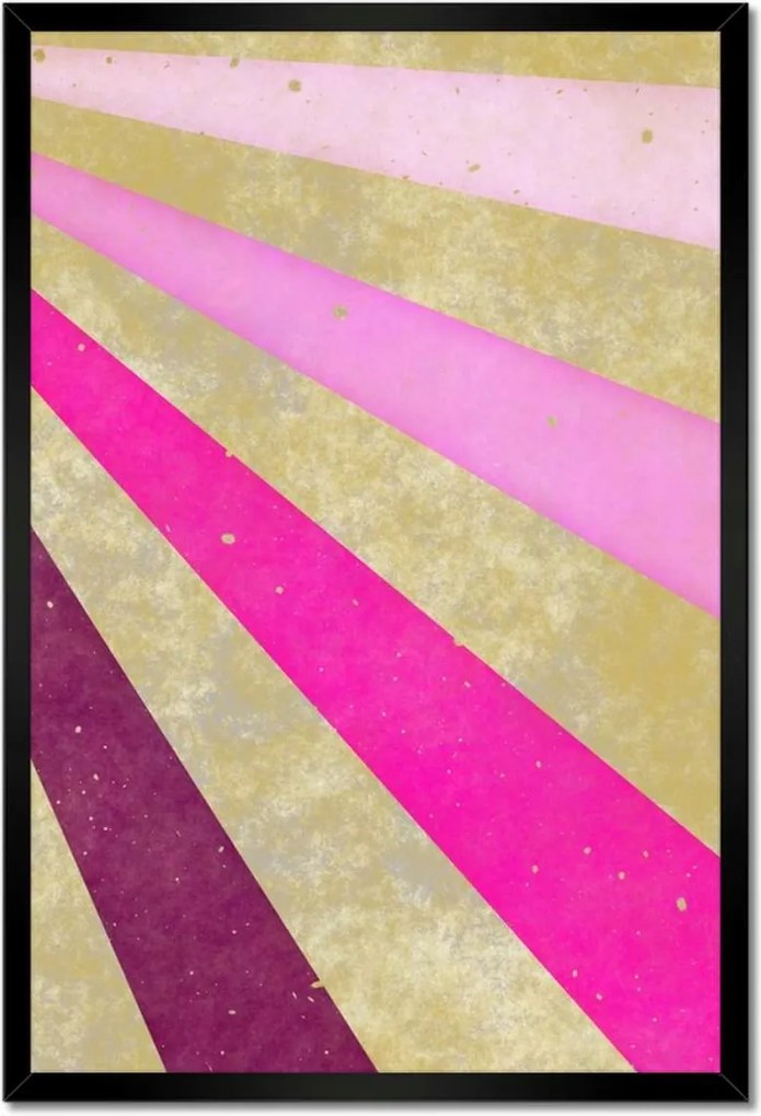 Poszterek keretben 40x60 Lila csíkok