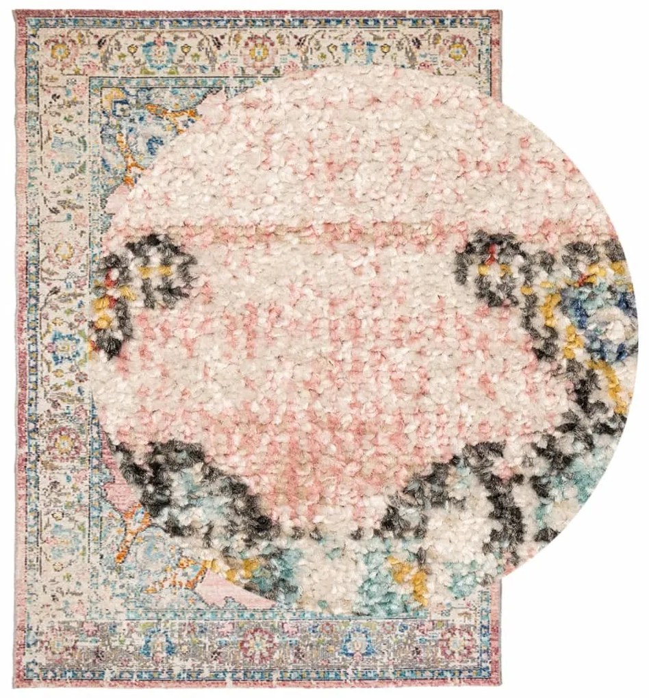 ARBIZU többszínű vintage stílusú bel-/kültéri szőnyeg 240x340cm