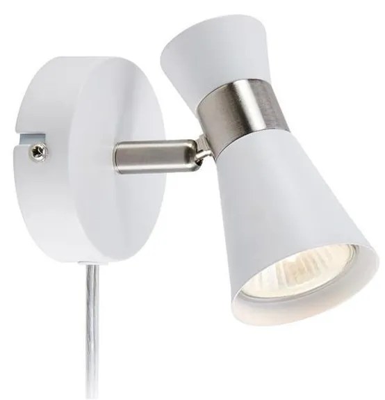 Markslöjd 108627- Fali spotlámpa FOLIE 1xGU10/7W/230V fehér/matt króm