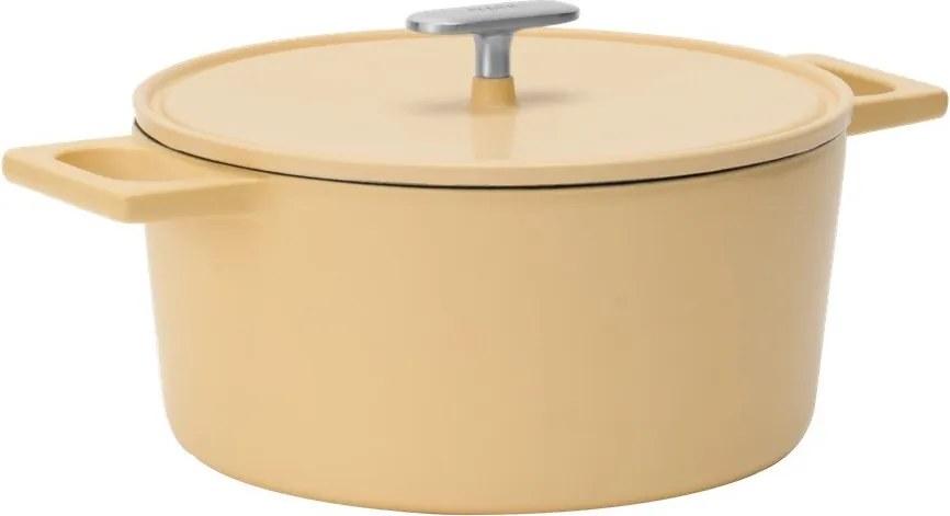 Indukciós tűzhelyhez alkalmas öntöttvas lábas fedővel 5,5 l Mattia 3.0 – FABINI