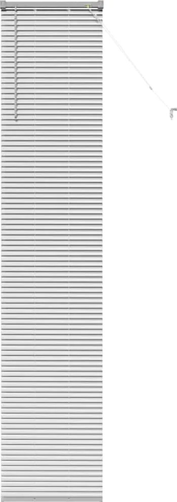 vidaXL Zsalugáter Redőnyök Ezüst 220 x 45 cm Alumínium