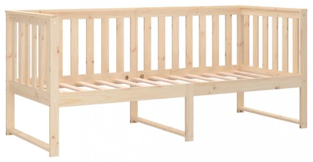 kanapéágy ágy matrac 75x190 cm tömör fa fenyőfa