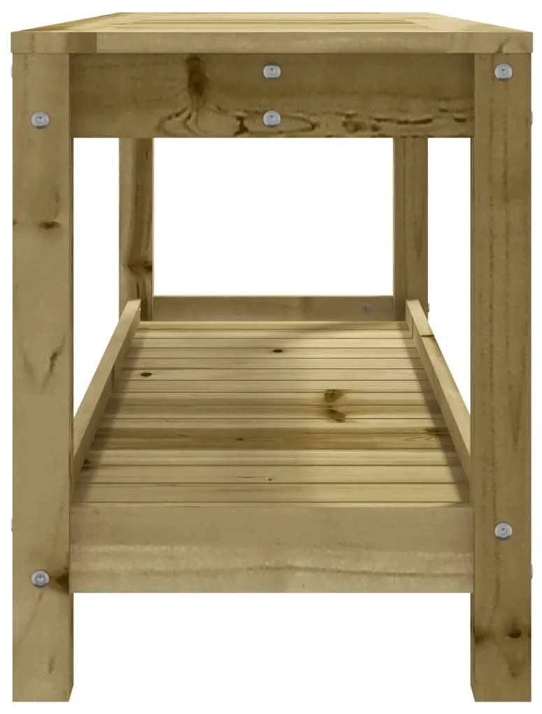 impregnált fenyőfa kerti pad 108 x 35 x 45 cm