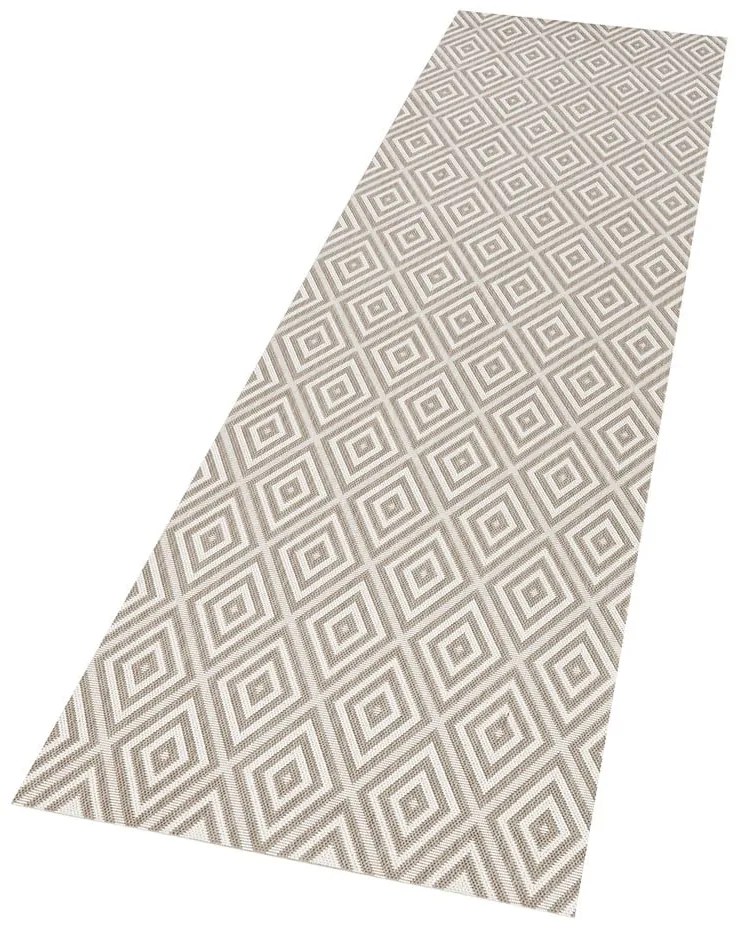 Karo szürke kültéri futószőnyeg, 80 x 200 cm - NORTHRUGS