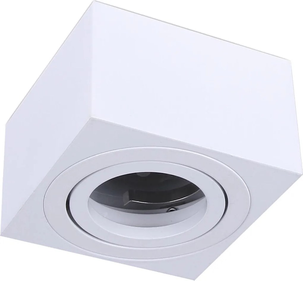 Falra szerelhető lámpatest Négyzet Alakú Mozgatható fehér