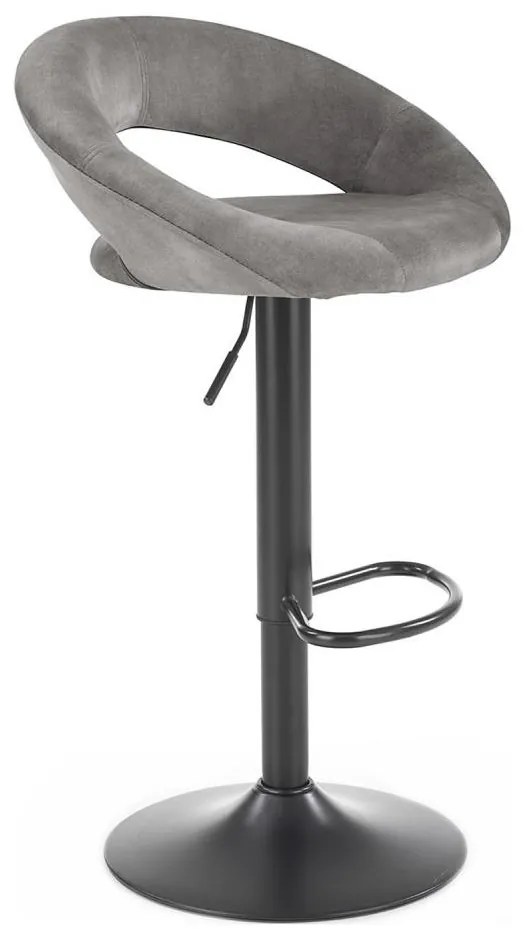 Bárszék 100x48 cm szürke/antracit