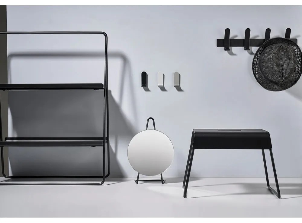 A-Table fekete acél polc - Zone