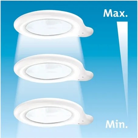 Extol - fényerőszabályozható LED asztali nagyítólámpa LED/10W/230V fehér
