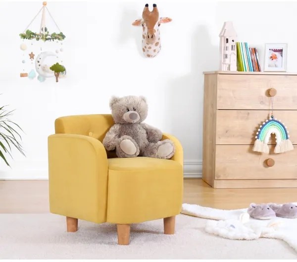 DORY gyerekfotel, sárga