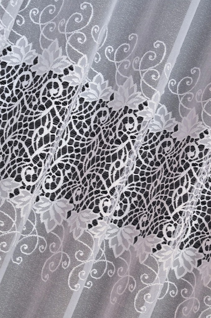 Mg Függöny 31115 Fehér 260x250cm Kész Szalaggal K