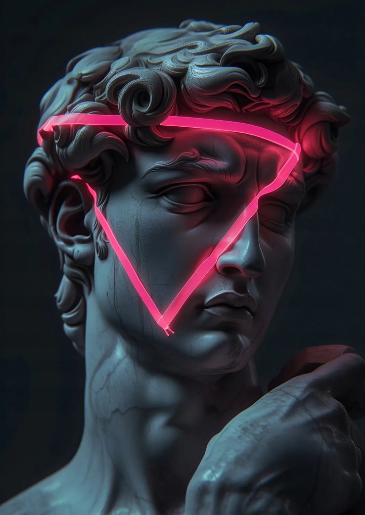 Poszter 29,7x42cm Neon Reneszánsz