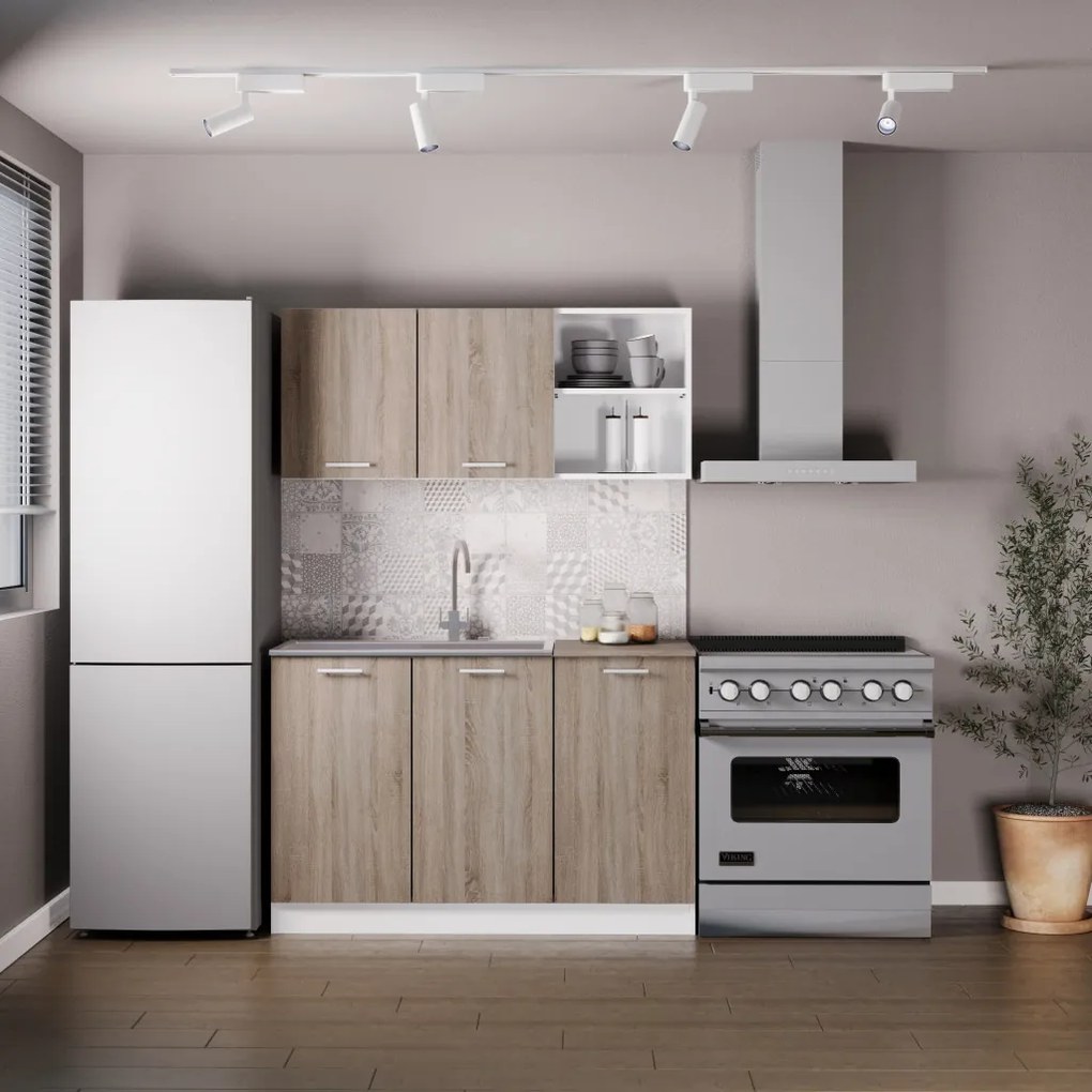 Pd L120 Alapkonyha Sonoma-Fehér