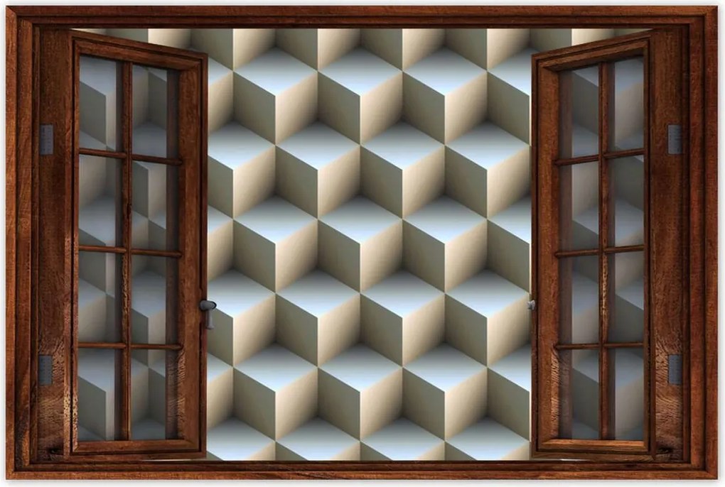 Poszterek 60x40 3D kockák