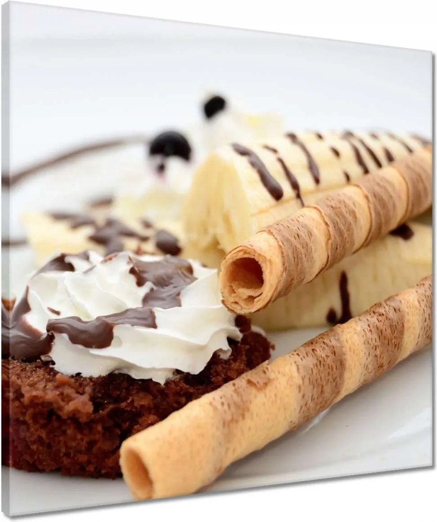 Vászonkép 50x50 Krémszínű cső