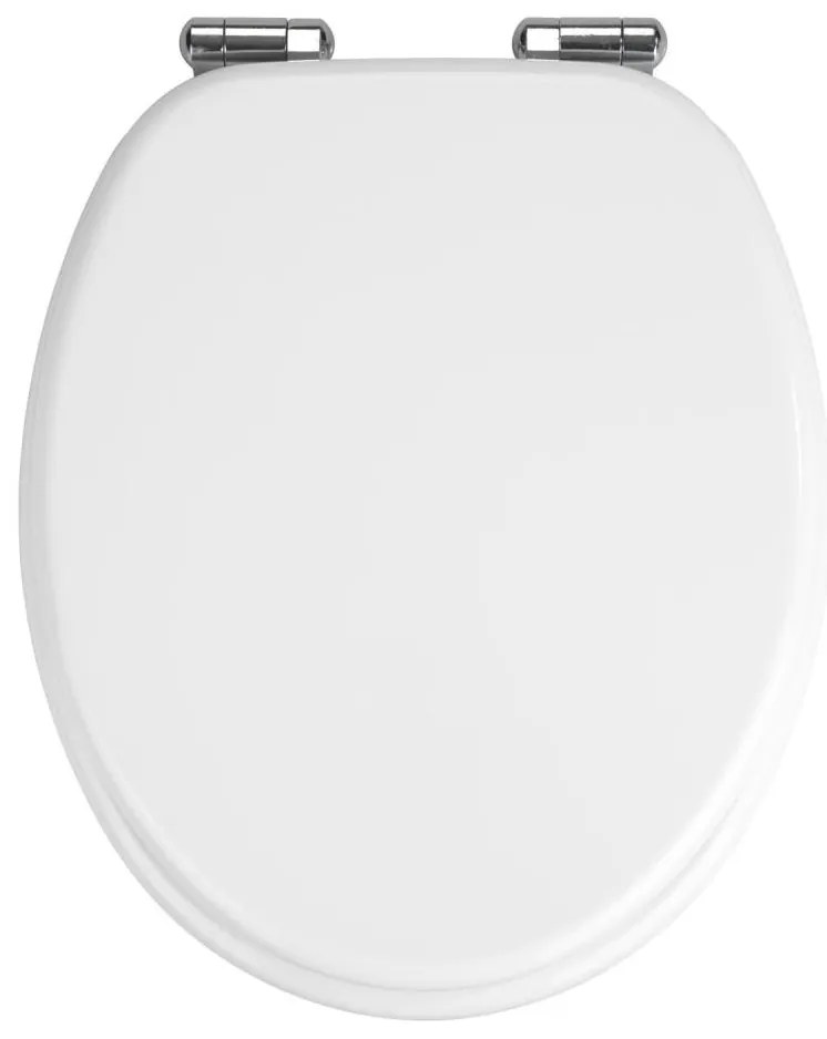 WENKO 22885100-WC ülőke URBIO 36x42,5 cm fehér/ezüst