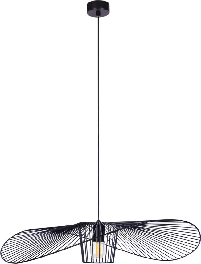 KAJA KP-21_MINI_CZARNY MINI CZARNY Modern Függesztett Lámpa Fekete E27 IP20