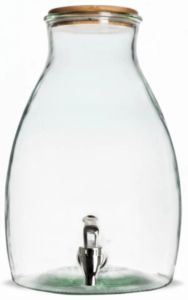 Üveges italadagoló GUSTA fa fedéllel 5,5 L