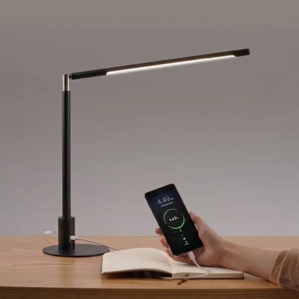 Brilagi - érintésvezérlésű, fényerőszabályozható asztali LED-lámpa USB-portokkal VARIO LED/7W/230V CRI 96
