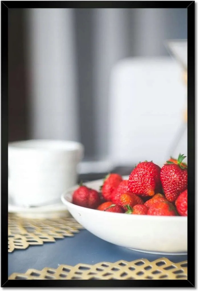 Poszterek keretben 40x60 Kávé eperrel