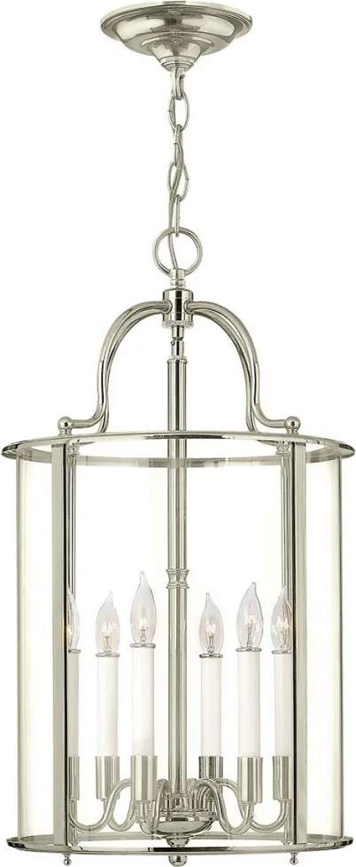 Elstead Lighting GENTRY HK-GENTRY-P-L-PN Függőlámpa 6x60W/E14