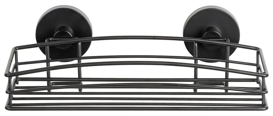 Vacuum-Loc® Pavia fekete fali fürdőszobai polc - Wenko