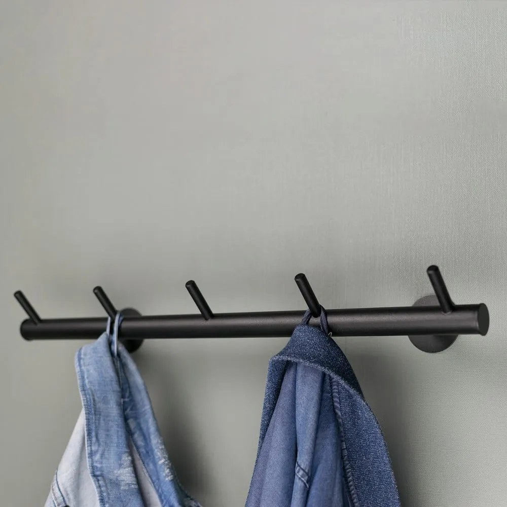 Fekete fém fali fogas Odin – Spinder Design