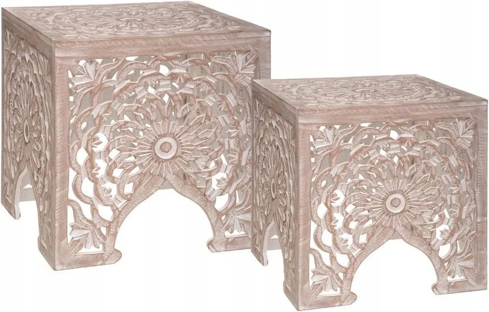 Dohányzóasztal virágágyás áttört dekoratív dekoráció