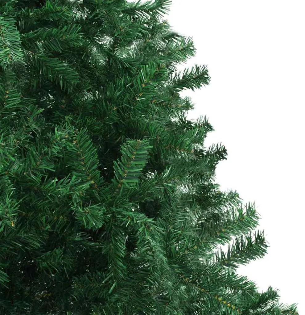 Mű karácsonyfa dekoratív vonós lámpákkal Zöld 400 cm PVC