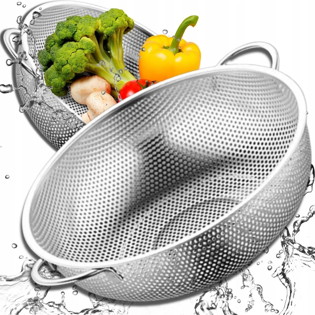 Cédrus Fém Konyhai Szűrő Tészta Zöldség Szárító 31cm