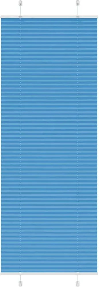 vidaXL pliszírozott redőny kék 70x200 cm szövetszélesség 69,4 cm