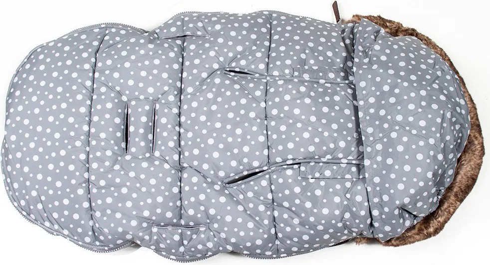 FreeON univerzális babakocsi bundazsák, lábzsák 100x55 cm-es víztaszító - Szürke