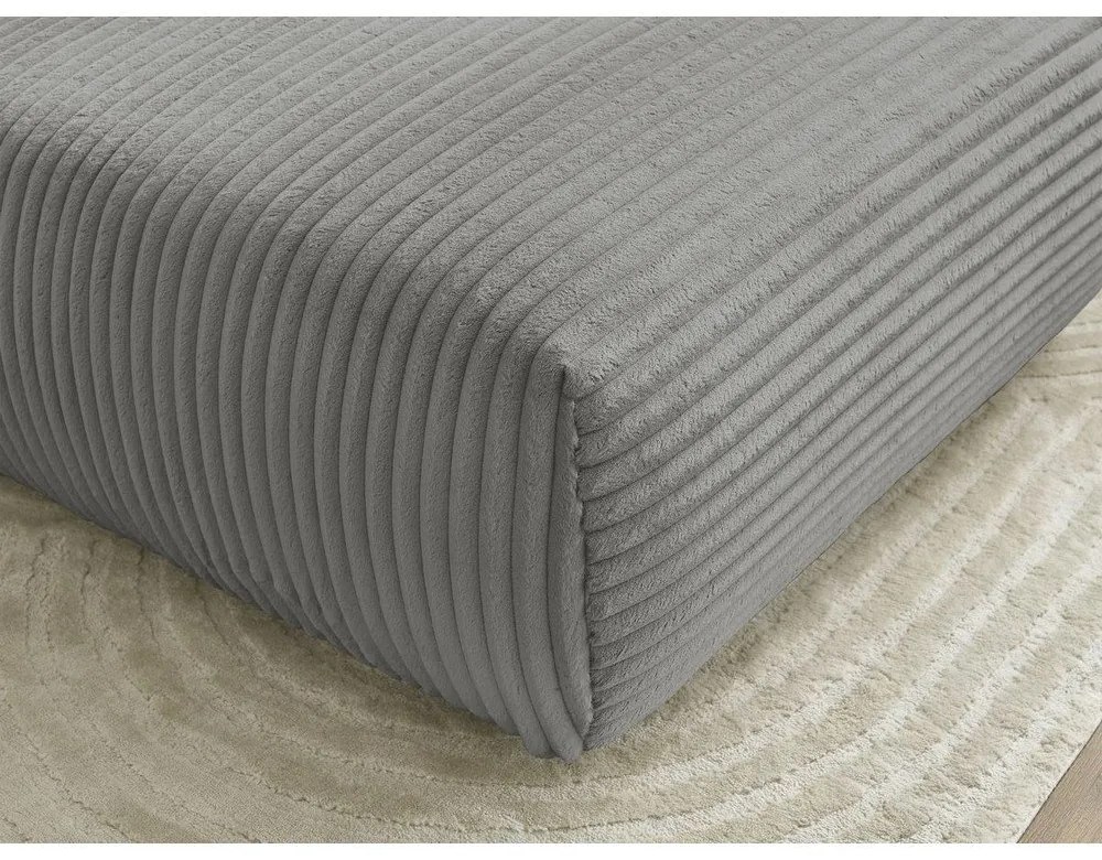 Sötétszürke kordbársony lábtartó Lucien – Bobochic Paris