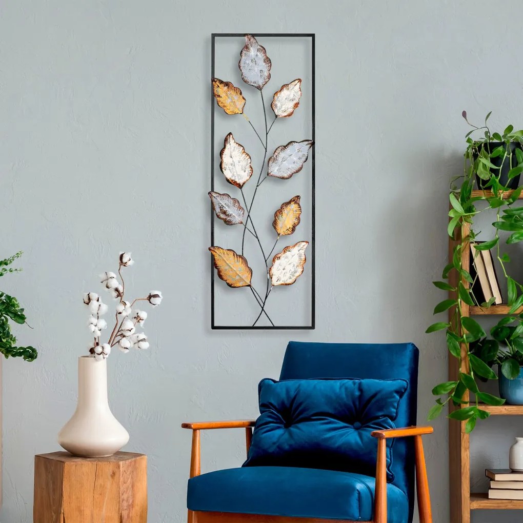 Fagus fém fali dekoráció, 32×90 cm – TR930DYU1205