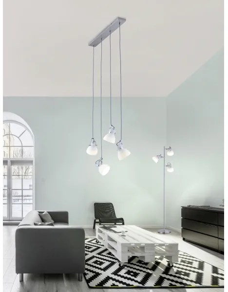 Trio - Csillár zsinóron GINELLI 4xE14/28W/230V