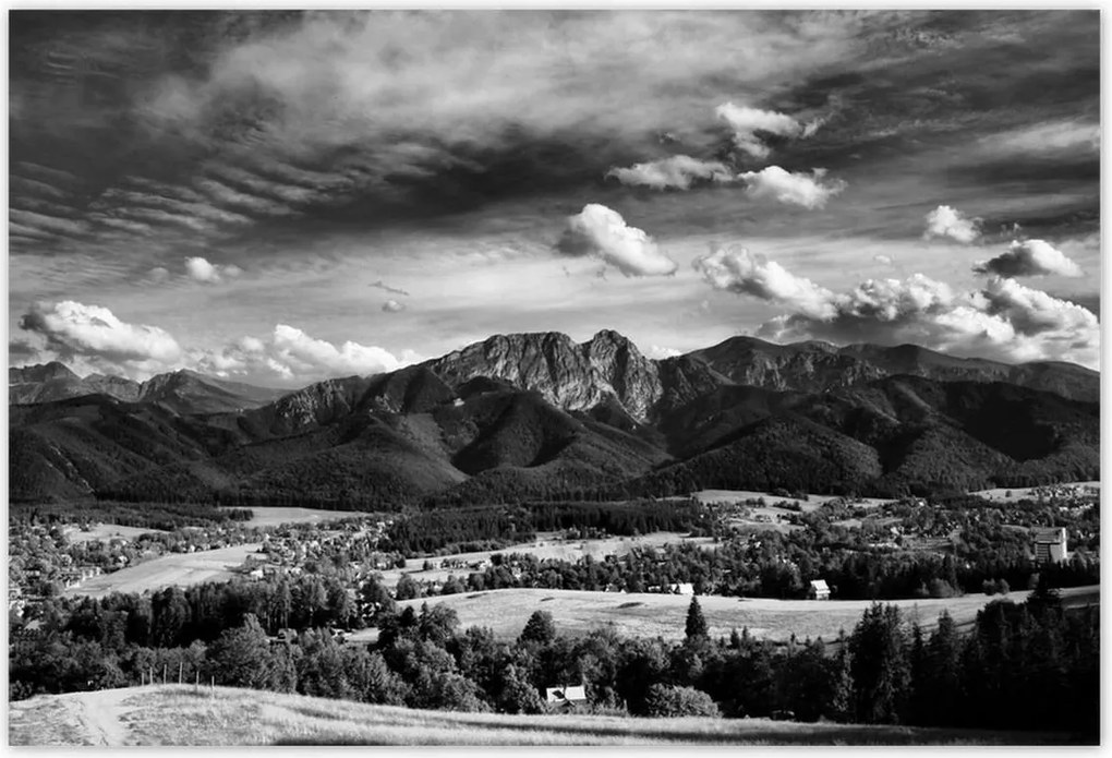 Poszterek 185x125 Tátra Lengyel hegyek Kilátás