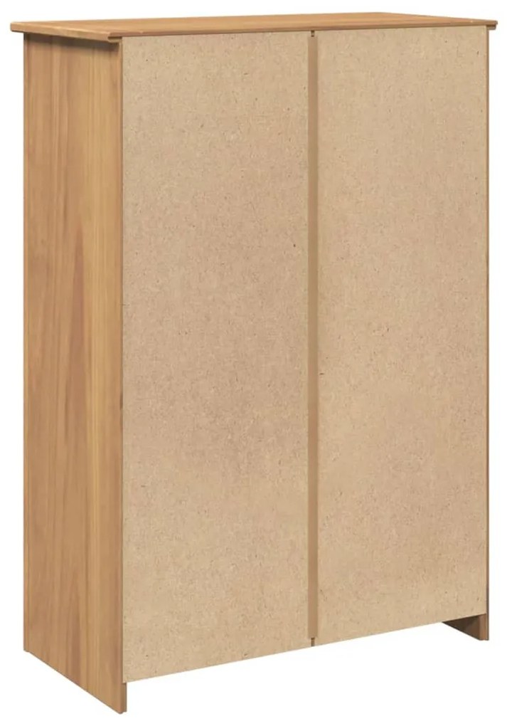 vidaXL Panama tömör fenyőfa cipőtároló szekrény 80 x 40 x 114 cm