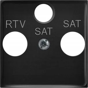Aria Rtv-sat-sat aljzat fedél fekete PGPA-U2S/33 Ospel